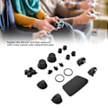 Miniatyrbild 7 av 8: Ersättningsknappar L2 R2 Full Buttons Set Ersättningsknapp Reparationssats för PS5 ControllerSvart