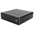 Miniatyrbild 5 av 5: G60S HTPC-chassi i full aluminium DCATX-strömförsörjning MiniITX-fodral för stationär dator (Noir USB2.0)