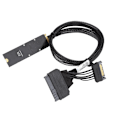 Pikkukuva 1 / 5: U.2 - M.2 -kaapeli SF-8639 Intel 750 P4610 Samsung 983 -liitäntäkaapeli