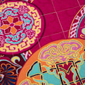 Miniatyrbild 3 av 3: Multifunktionellt Mjukt Sänglinne Sängöverkast Tapestry (Ardour)