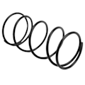 Pikkukuva 3 / 5: 2 kpl 8PSI 14PSI 38mm hukkaportin jousi hiiliteräs ulkoinen vaihto sopii TiAL 1Bar