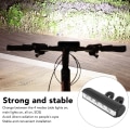 Miniatyrbilde 5 av 5: Lyssterk LED-sykkellys i aluminiumlegering, USB-oppladbar sykkellykt
