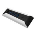 Miniatyrbillede 2 af 5: 5 Port USB High Speed Ekspansionshub 4x USB 2.0 1x USB Hurtigopladningsport 1x USB C Plug and Play USB Hub til PS5