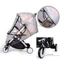 Miniatyrbild 4 av 5: Transparent Barnvagnsregnskydd Universellt Vattentätt Skydd Baby Barnvagn Barnvagn Regnskydd