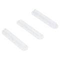 Pikkukuva 7 / 8: 3 kpl / sarja Surfboard Rudder Groove Muovi Finned Box Plug Fin Plug Base ruuveilla Valkoinen