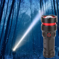 Miniatyrbillede 5 af 5: USB-opladning Højlys LED-lommelygte Udendørs Vandtæt Lommelygte