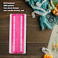 Miniatyrbilde 7 av 8: 50 Posisjoner Floss Organizer Forhindre Knuter Bærbar Floss Organizer Korssting med 4 Utskiftbare Papir for Klassifisering Rose Red