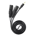 Pikkukuva 3 / 5: Mikrofonikaapeli 3,5 mm liitin - Dual XLR urosadapteri Yhdysjohto Patch-kaapeli