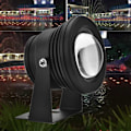 Miniatyrbillede 4 af 5: 12V 10W RGB Vandtæt Akvarium LED Spotlight Lampe til Fisk Tank Pool Have Undervands Sort