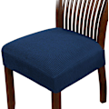 Miniatyrbild 1 av 4: 2 st Matsalsstolsöverdrag Stretch Spandex Stolsöverdrag Navy