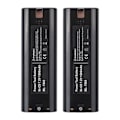Miniatyrbilde 1 av 5: 2 stk 7,2V 2100mAh oppladbare strømverktøy NiCd batteri erstatning for Makita 7000 svart