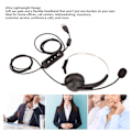 Miniatyrbild 7 av 8: USB-headset för affärer med brusreducering, ensidig öronhörlur, stödjer samtal, högtalarvolymjustering, mikrofonstum