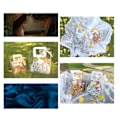 Miniatyrbild 2 av 10: Presentpåse Robust Botten Handväska Transparenta Påsar för Födelsedag Julklappsförpackning (L)