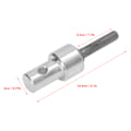 Miniatyrbillede 6 af 8: Snegl Adapter 1 til 3 Bor Adapter Kulstofstål Rund Chuck 2 Pits 2 Slots Have Snegl Bor Forbindelse Have Værktøjer