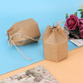 Miniatyrbillede 3 af 5: 50 stk. Innovative DIY Papir Candy Box Gavepose med Hamp Reb til Bryllupsfest Baby Shower