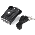 Miniatyrbilde 1 av 5: Lærveskedeksel for Motorola GP328plus/GP338plug/GP344/GP388 Walkie Talkie Radio med Lanyar