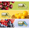 Miniatyrbild 5 av 7: Aromaterapiljus, Presentförpackning med doftljus av naturligt sojavax för avkoppling och humörförbättring, mångsidig användning för hem, bröllop,
