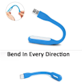 Miniatyrbillede 5 af 5: 3-pak Mini USB LED-lys, USB-lys til bærbar computertastatur, fleksibel læselampe, USB-drevet LED-lys, bærbar USB-bærbar lys