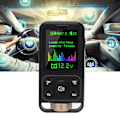 Pikkukuva 1 / 8: Bluetooth FM -lähetin 12V-24V Hands Free -puhelu Bluetooth -autonlaturin sovitin Tukee PD30W QC18W Pikalataus Type 1