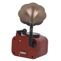 Miniatyrbilde 5 av 5: Retro Grammofon Klassisk platespiller Stereo Lyd Vinyl platespiller for barn Ferie Stue Ornamenter