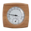 Miniatyrbillede 1 af 5: 2-i-1 indendørs trætermohygrometertermometerhygrometer dampbad saunarum tilbehør