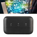 Miniatyrbillede 1 af 8: Mobil WiFi Hotspot med SIM-kortslot, der understøtter 3G 4G 10 brugere 3000mAh batteri bærbar WIFI til mobiltelefon bærbar computer sort