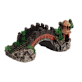 Miniatyrbillede 2 af 5: Fisketank Akvarium Landskabspleje Klippebro Simulering Planter Dekoration