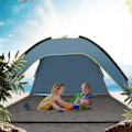 Miniatyrbild 5 av 5: Utomhustält med mångsidig användning, utmärkt ventilation för varma sommardagar, snabbmonterat pop up-solskydd för familjekul
