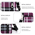 Pikkukuva 3 / 5: Pieni ruudullinen crossbody-lompakkopuhelinlaukku naisille, pieni crossbody-laukku, matkapuhelimen olkalaukku, minilompakko olkahihnalla