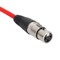 Pikkukuva 4 / 8: JORINDO XLR-naaras 3,5 mm:n liitäntään tasapainotettu signaalikaapeli XLR 1/8 tuuman mikrofonikaapeli JD6019