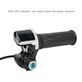 Miniatyrbillede 7 af 8: Elektrisk cykel Twist Throttle Grip Lock Key Set LED-indikator til motorcykel scooter 48V