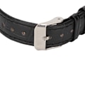 Miniatyrbillede 3 af 5: Hurtigudløselig læderurrem Bambusmønster urrem håndled Smartwatch rem udskiftning til Xiaomi Mi Band 6 5 NFC