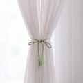Miniatyrbilde 3 av 8: Polyester vindusgardin Valances Voile soverom stue dekor (lilla)