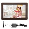 Miniatyrbild 2 av 8: WiFi Digital Fotoram 1280x800 10,1 Tum IPS HD Touch Screen Smart Cloud Fotoram med 16GB Lagring 100‑240V Brun EU-kontakt