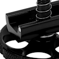 Miniatyrbilde 4 av 8: Folding sykkel aluminium hingle klemme C spenne CNC integrert for Brompton Folding sykkel svart