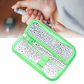 Miniatyrbild 3 av 5: Insulin bärväska bärbar researrangör kylare väska för diabetes med dragkedja
