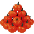 Miniatyrbild 1 av 5: Mini konstgjorda pumpor höst Thanksgiving-dekorationer plast