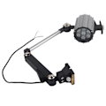 Miniatyrbillede 1 af 5: LED Lang Arm Justerbar Multifunktionel Arbejdslampe med Skruefiksering til Drejebænk CNC Fræsemaskine 7W 24V