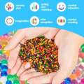 Miniatyrbilde 3 av 5: 10000 PCS flerfarget gjennomsiktige vannperler, geléperler til vase F