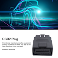 Miniatyrbillede 4 af 8: 16Pin OBD2 stikadapter han til hun ABS plast kode læser fejl check OBD stik