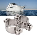 Miniatyrbillede 1 af 8: Drejelig klemme 360° Marine Grade rustfrit stål 316 Yacht fiskebåd tilbehør 25mmx31.7mm