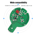Miniatyrbilde 1 av 2: T3PCBA+Coil Mini Trådløs Lader Mobiltelefon Hurtiglading Sender Kretskort Modul