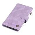 Miniatyrbillede 3 af 5: Pung Etui Multifunktion PU Læder Lynlås Kortholder Med Stativ Flip Cover til IPhone 13