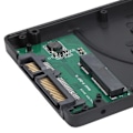 Miniatyrbillede 3 af 5: MSATA til SATA3.0 Adapter Box 2.5in SSD Solid State Drive 7mm Computer Tilbehør Dele