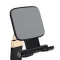 Miniatyrbilde 4 av 8: Justerbar stativ for mobiltelefon og nettbrett, webcast, onlinekurs, telefonholder, svart (sinklegering)