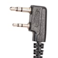 Miniatyrbillede 4 af 8: Walkie Talkie Headset med mikrofonstang Avanceret PTT Mikrofon K Hoved Universal Udskiftning til Baofeng
