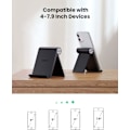 Miniatyrbild 2 av 7: Mobiltelefonställ, Triangelstruktur Portabelt Robust och Halkfritt Skrivbordsställ, Universell Kompatibilitet Multi-Vinkel Justerbart Ställ för Hemmakontor