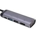 Miniatyrbillede 4 af 8: 6 i 1 USB C Hub VGA USB3.1 USB2.0 TYPE C2.0 PD100 Type C Dockingstation til bærbar computer