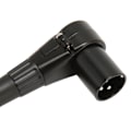 Miniatyrbillede 3 af 5: XLR til XLR-kabel, vinklet han til lige hun, HiFi-lyd, XLR-balanceret kabel til mikrofon, højttaler, mixer, 2,5 fod