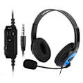 Miniatyrbild 2 av 5: A4 ABS Lätt Gaming Headset Brusreducerande Mikrofon Hörlurar Utrustning för PS4/X ONE